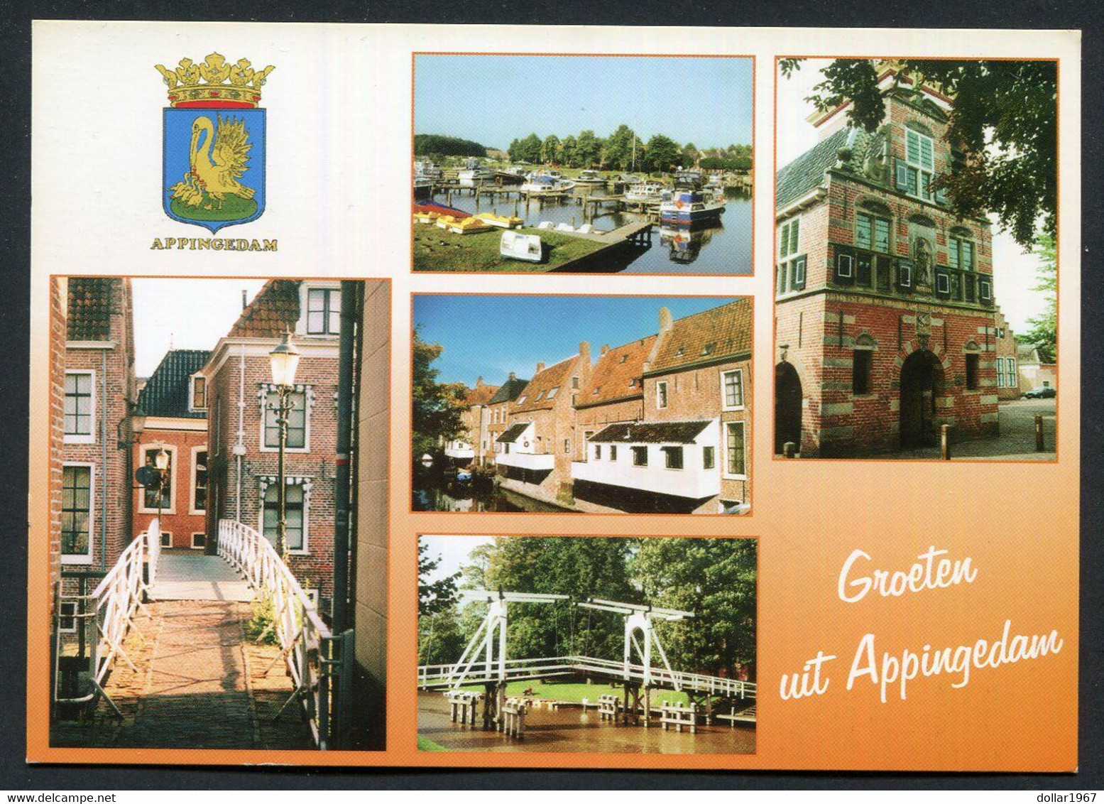 Appingedam .- NOT Used ,2 Scans For Condition. (Originalscan !! ) - Appingedam