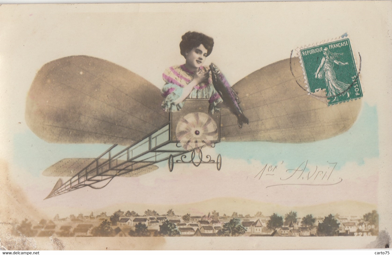 Aviation - Fantaisies - Femme - Poisson D'Avril - Other & Unclassified
