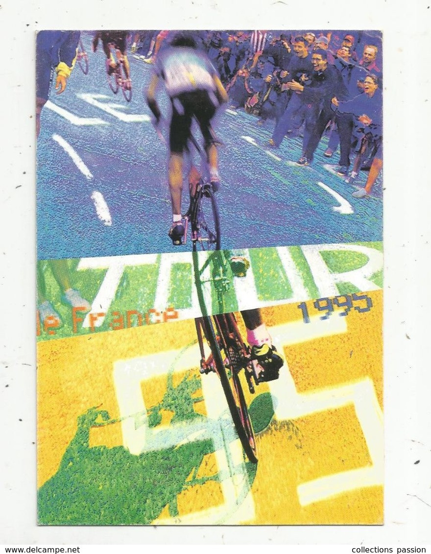 Cp, Sports , Cyclisme, Tour De France , 1995; Publicité ; DYNAPOST Gére Le Courrier Du Tour, Vierge - Radsport
