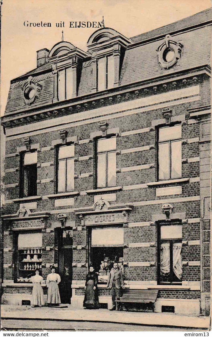 Groeten Uit Eijsden Cigares Afzender 1910 - Eijsden