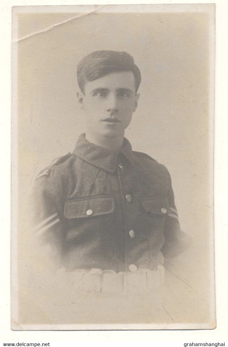 Postcard RPPC WW1 Portrait Photo Of Royal Flying Corps ? RFC Soldier ? Unposted - Guerra 1914-18