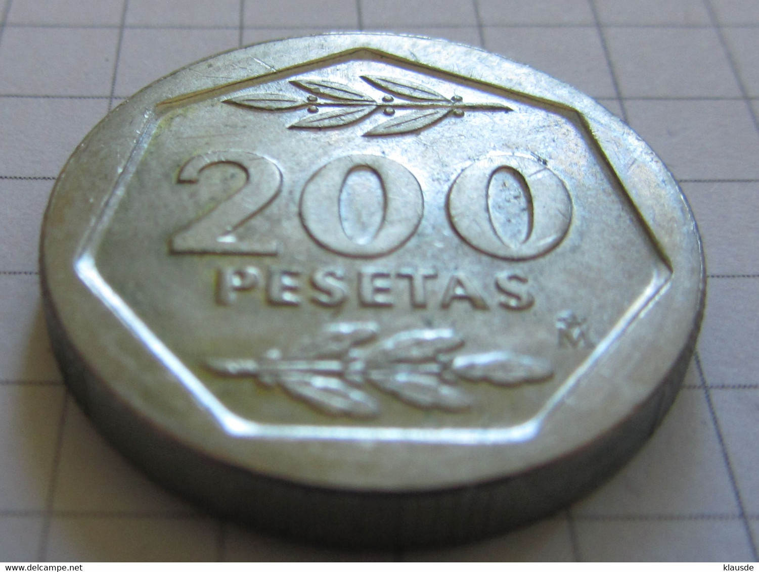 200 Peseta Umlaufmünze 1986 Spanien Juan Carlos - 200 Peseta