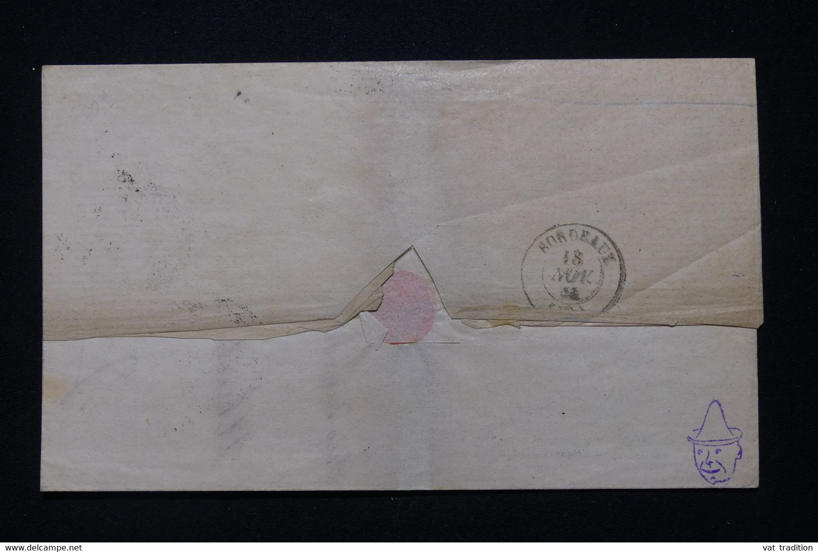 BRÉSIL - Lettre De Rio De Janeiro Pour La France En 1864 Avec Cachet " Correio General Da Corte " - L 90928 - Lettres & Documents