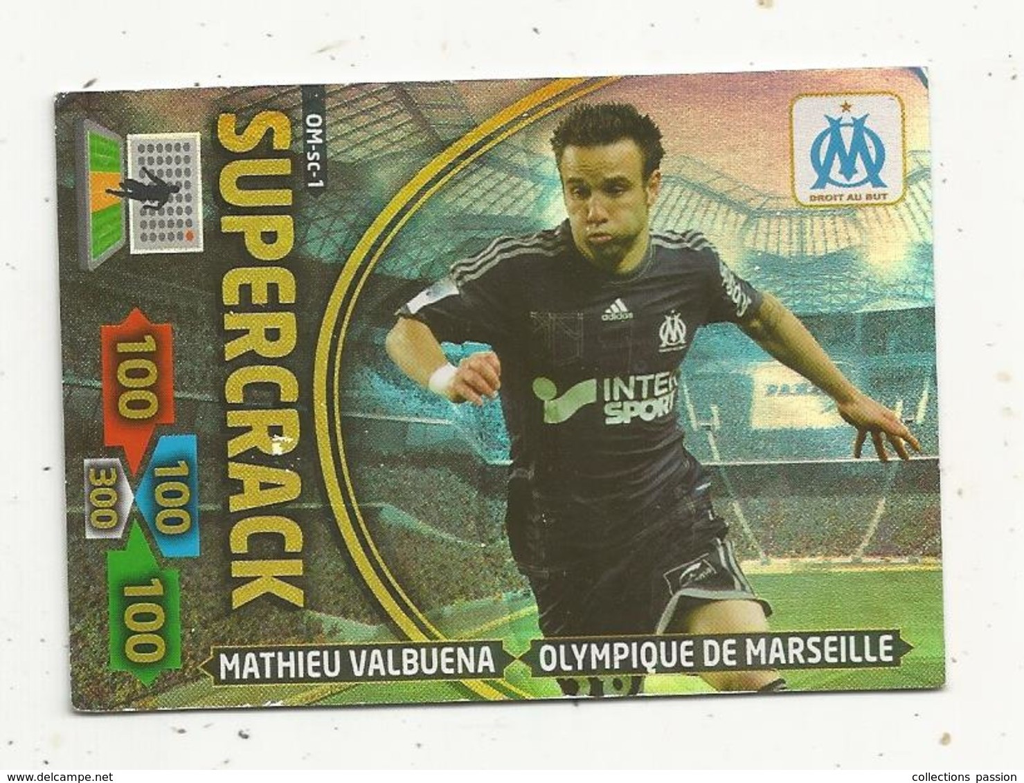 Football , Trading Card , Carte , ADRENALYN XL , 2014-2015 ,PANINI , Mathieu VALBUENA , 2 Scans - Trading Cards