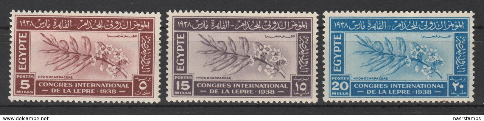 Egypt - 1938 - ( International Leprosy Congress, Cairo ) - MH* - Unused Stamps