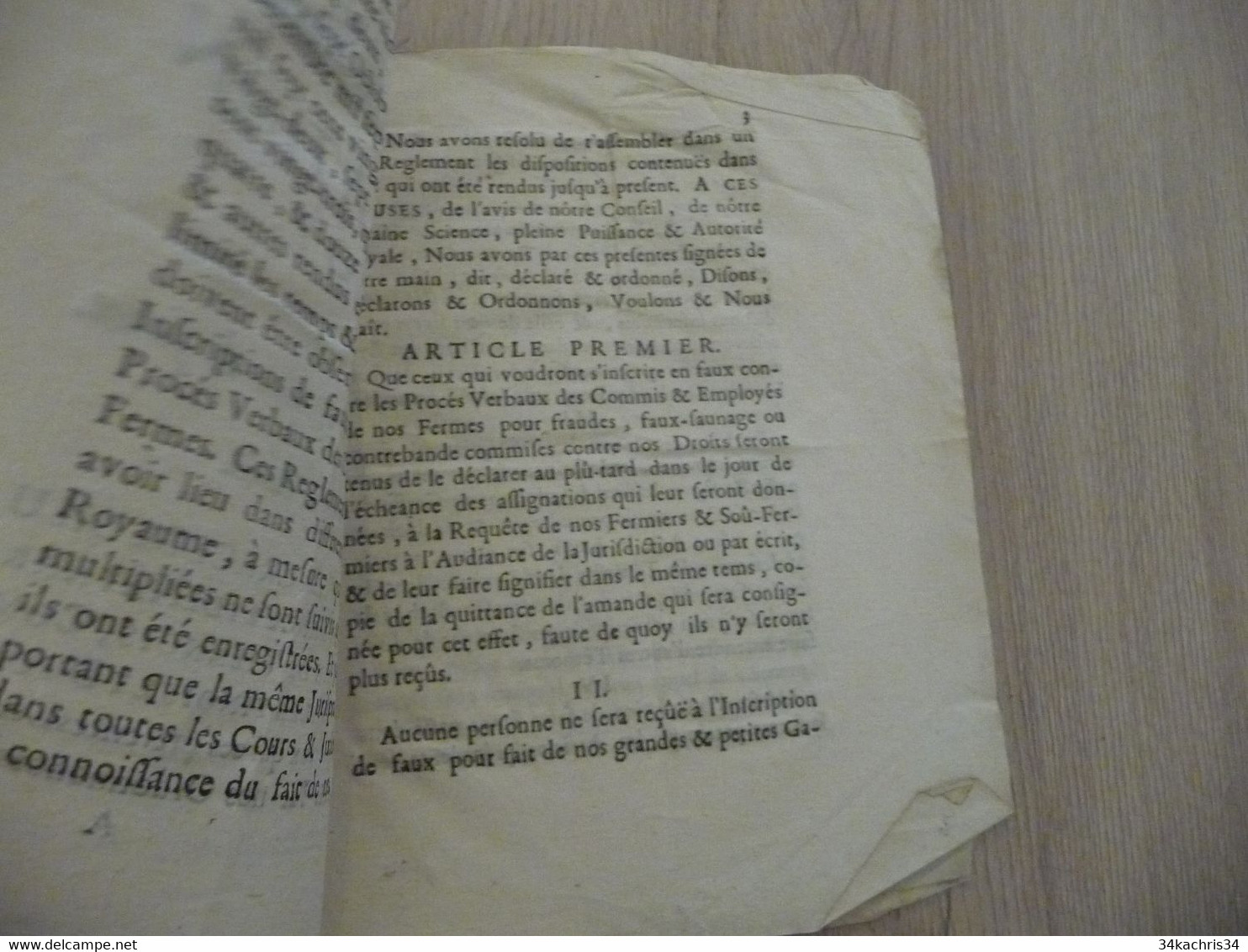 Déclaration Du ROI Versailles 25/03/1732 Concernant Les Inscriptions Des Faux Autographe Chaumat 9 Pages - Gesetze & Erlasse