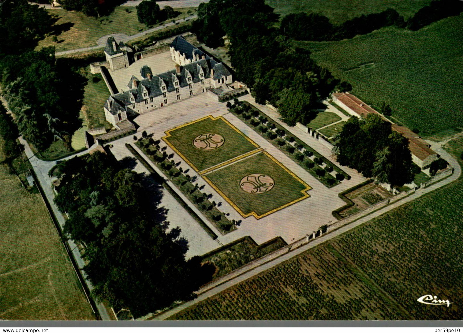 44 HAUTE GOULAINE VUE AERIENNE LE CHATEAU DE GOULAINE - Haute-Goulaine