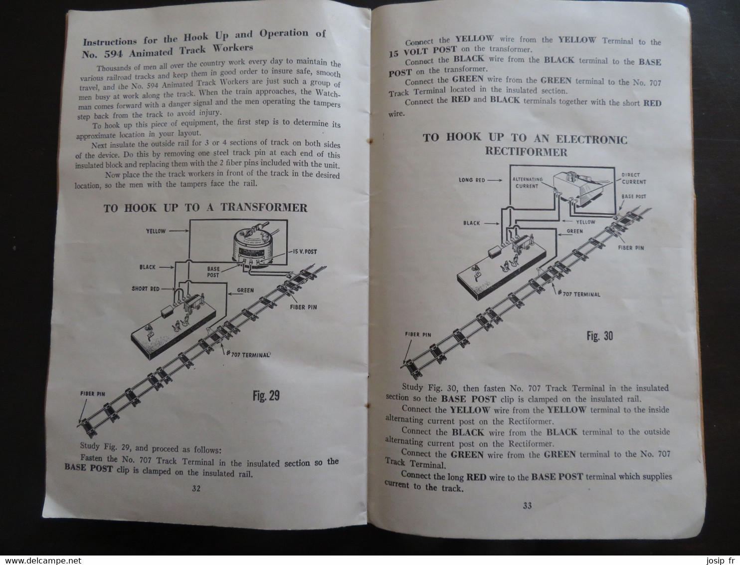 LIVRET EN ANGLAIS: INSTRUCTIONS FOR ASSEMBLING AND OPERATING- 3/16 SCALE TRAINS AND EQUIPMENT (1947- AMERICAN FLYER RAIL - Autres & Non Classés