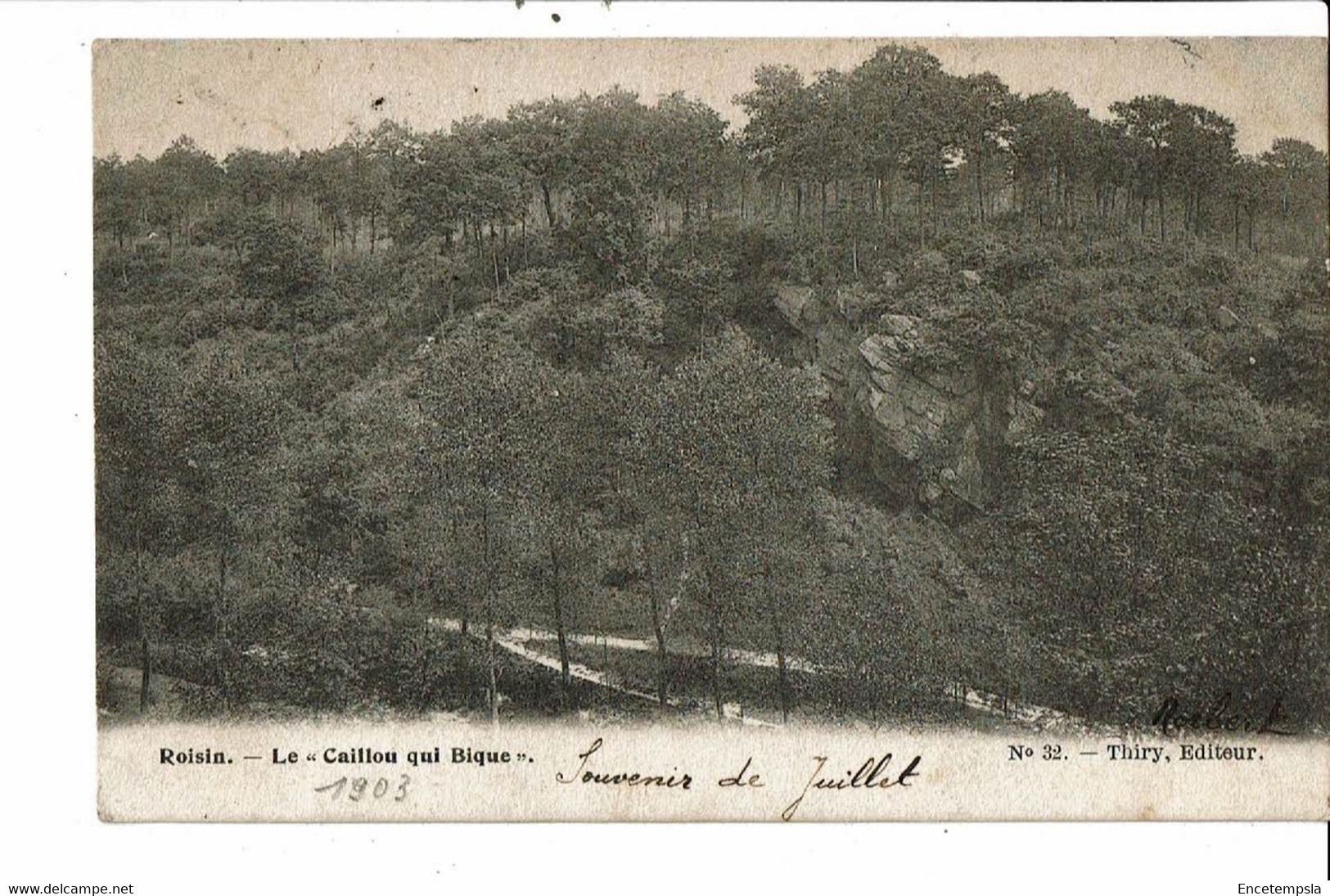 CPA Carte Postale-Belgique-Roisin Caillou Qui Bique 1903 -VM28414 - Honnelles