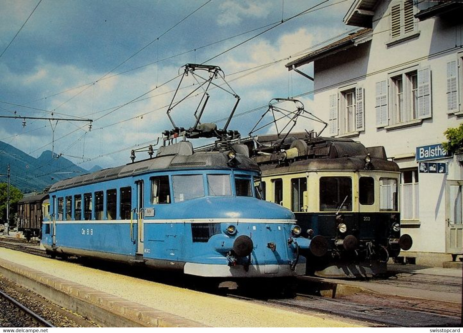 OENSINGEN-BALSTHAL Bahnhof Mit Bahn OeBB Balsthal - Balsthal