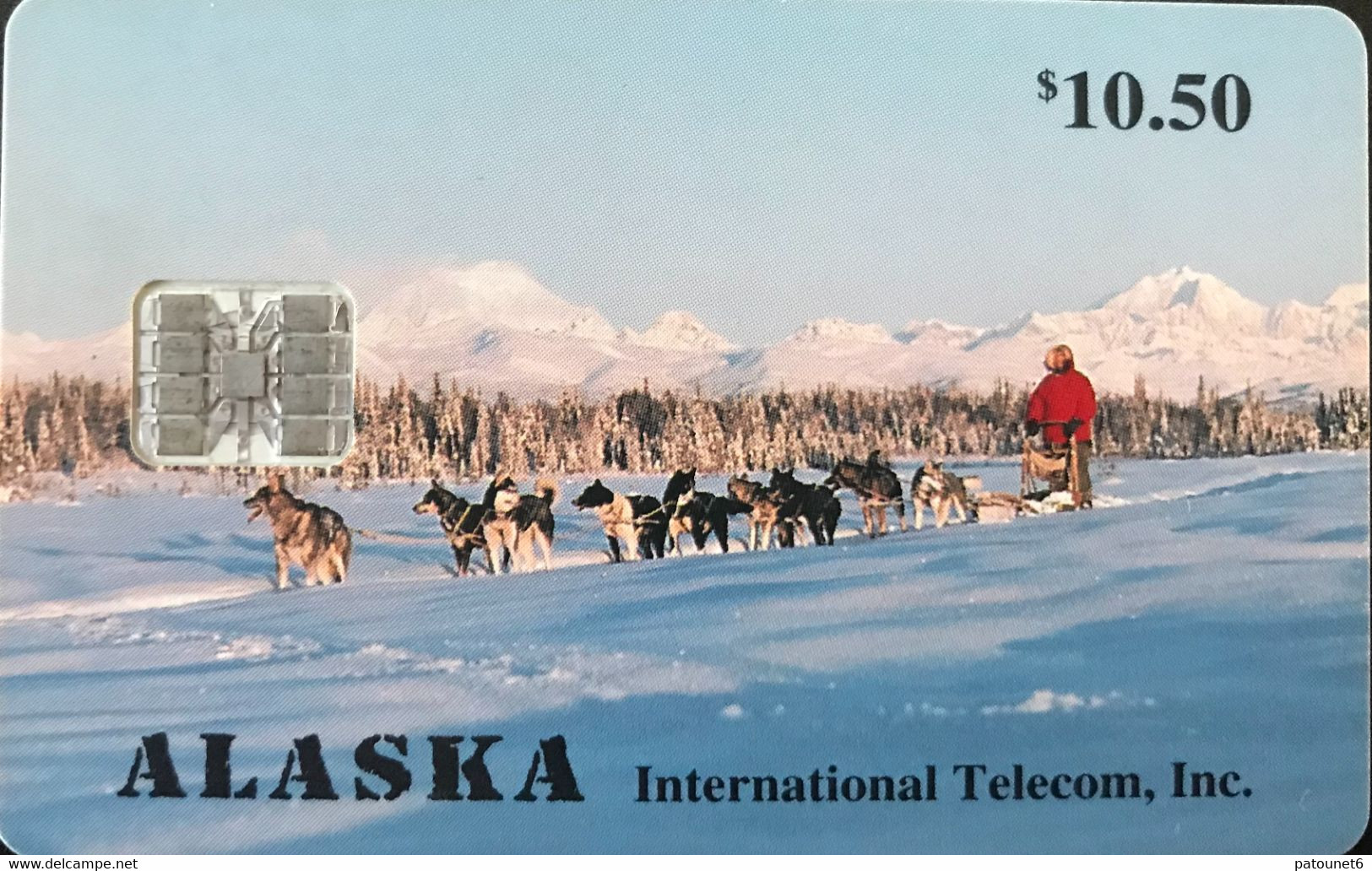 ALASKA  - Traineau  -  $10,50 - Chipkaarten