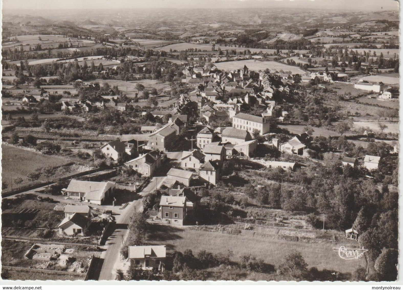 Bru 14 ( 4 ) :  Aveyron :  MONTBAZENS  : Vue  Aérienne  Du  Plagnols - Montbazens