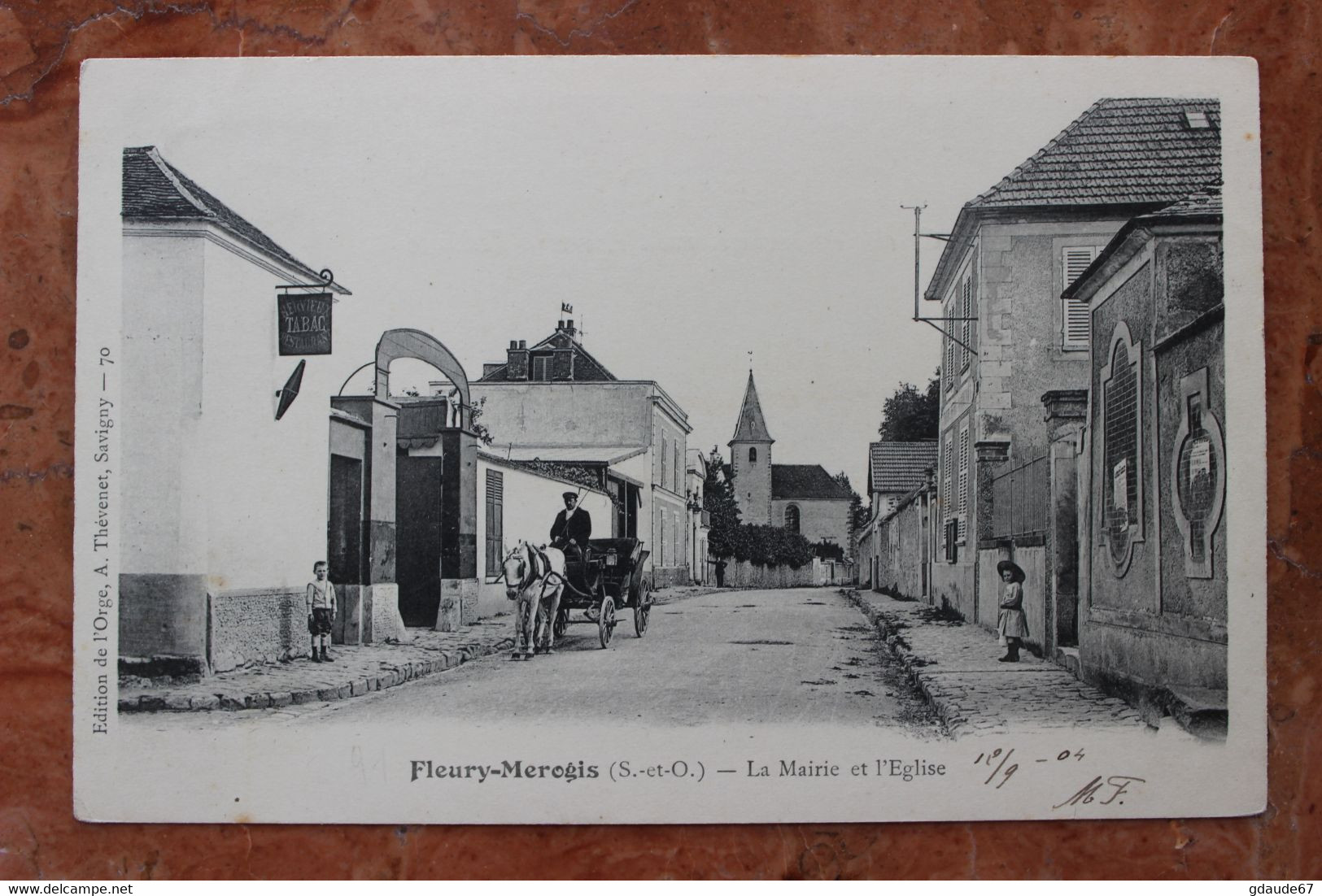 FLEURY-MEROGIS (91) - LA MAIRIE ET L'EGLISE - Fleury Merogis