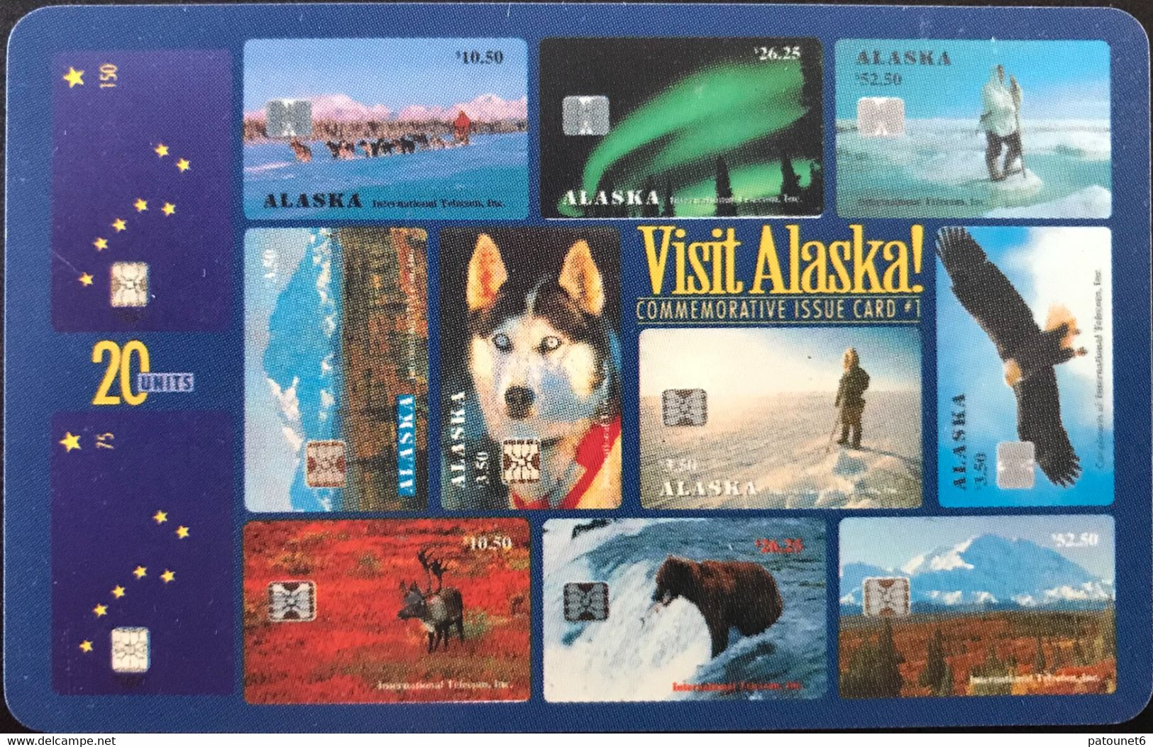 ALASKA  -   Visit Alaska  -  20 Units - [2] Chipkarten