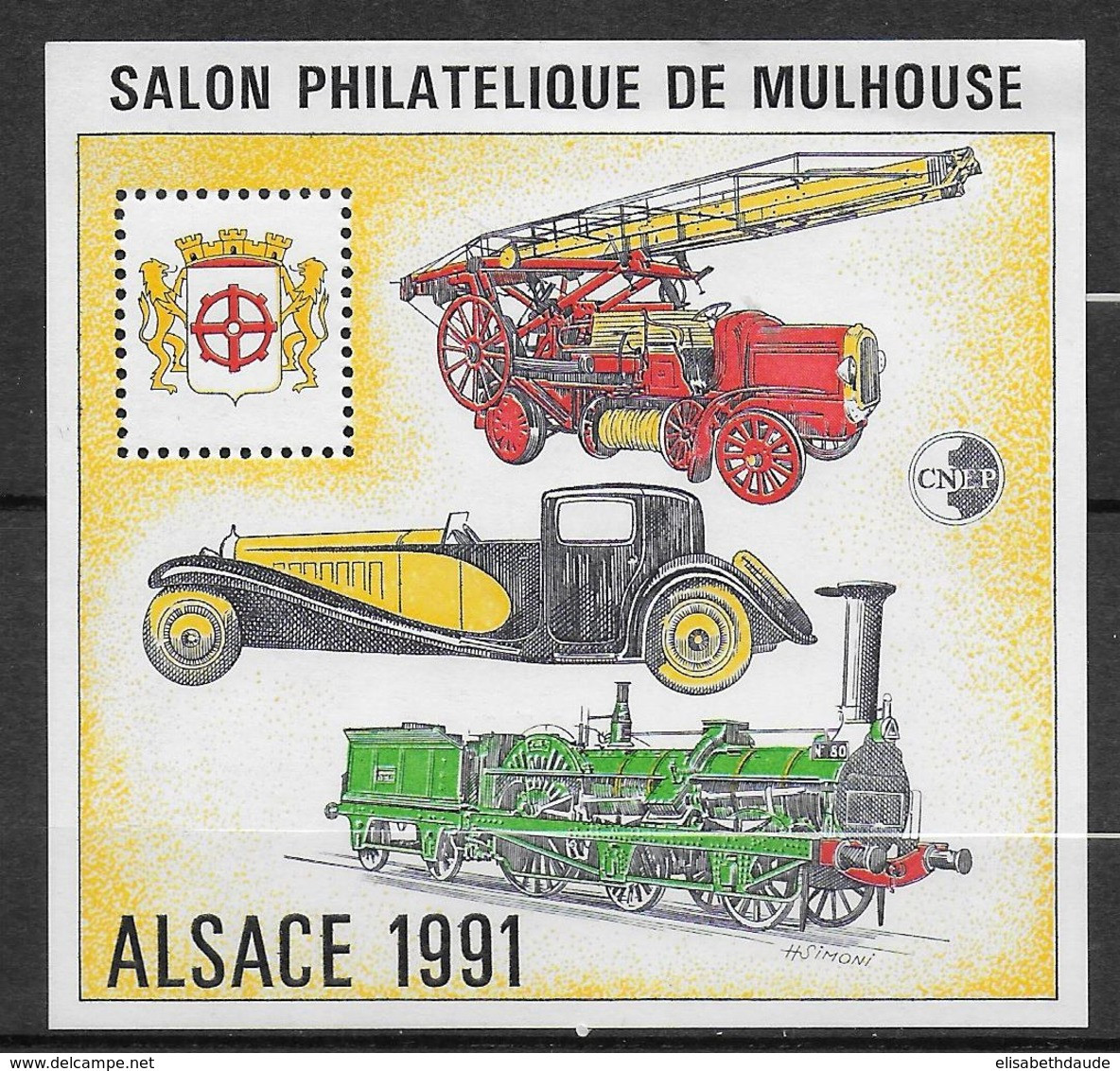 CNEP - 1991 - BLOC SALON ALSACE De MULHOUSE - YVERT N°13 ** MNH - CNEP