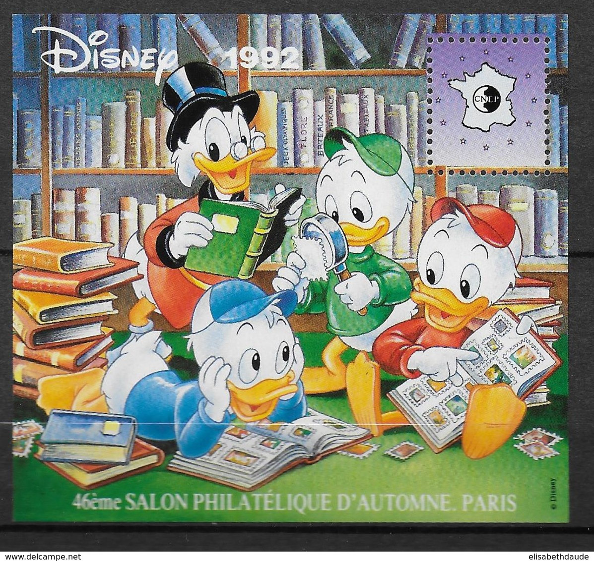 CNEP - 1992 - BLOC SALON DISNEY De PARIS - YVERT N°16 ** MNH - CNEP