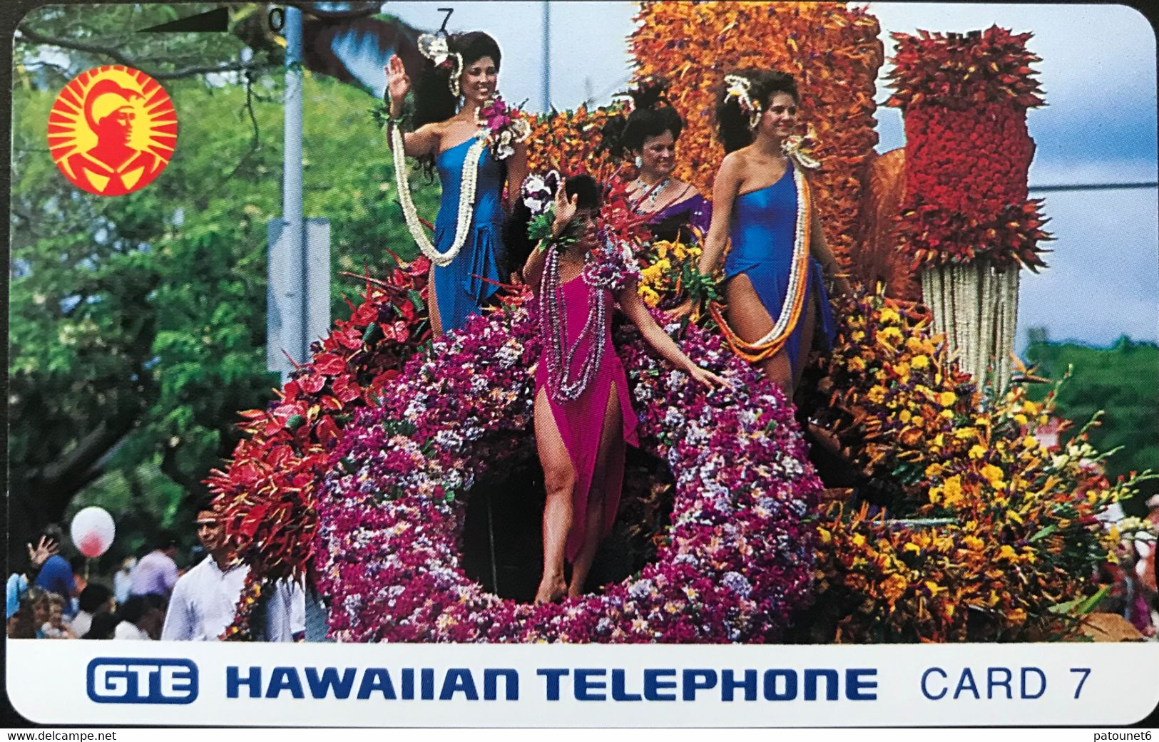 HAWAÏ  -  Phonecard  - Carnaval  -  Card 7 - Hawaï