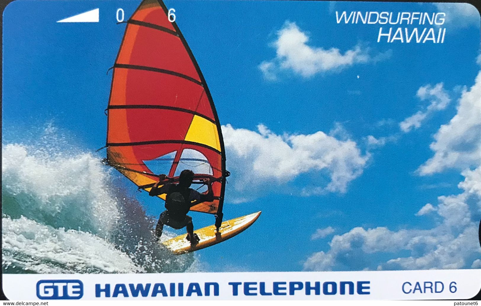 HAWAÏ  -  Phonecard  - Windsurfing Hawaï  -  Card 6 - Hawaii