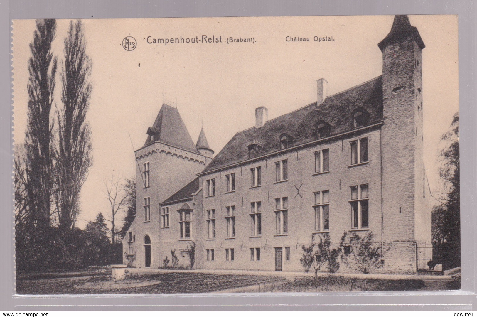 Campenhout-Relst.   Château Opstal - Kampenhout