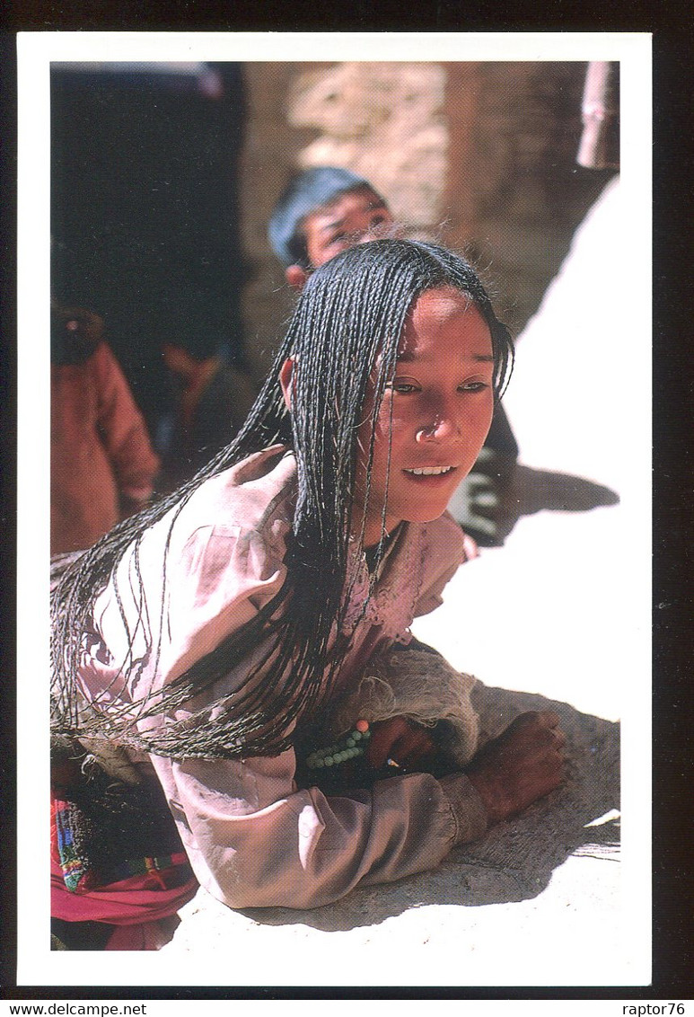 CPM Neuve TIBET Jeune Fille Tibétaine  ( 1000 Ex. ) - Tibet