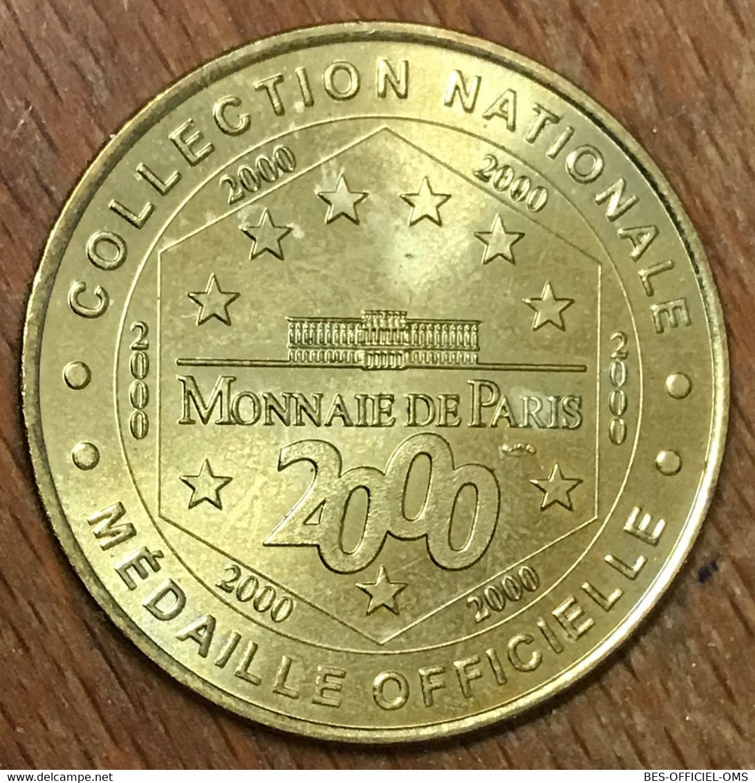 75007 PARIS BATEAUX PARISIENS MDP 2000 MEDAILLE SOUVENIR MONNAIE DE PARIS JETON TOURISTIQUE MEDALS COINS TOKENS - 2000