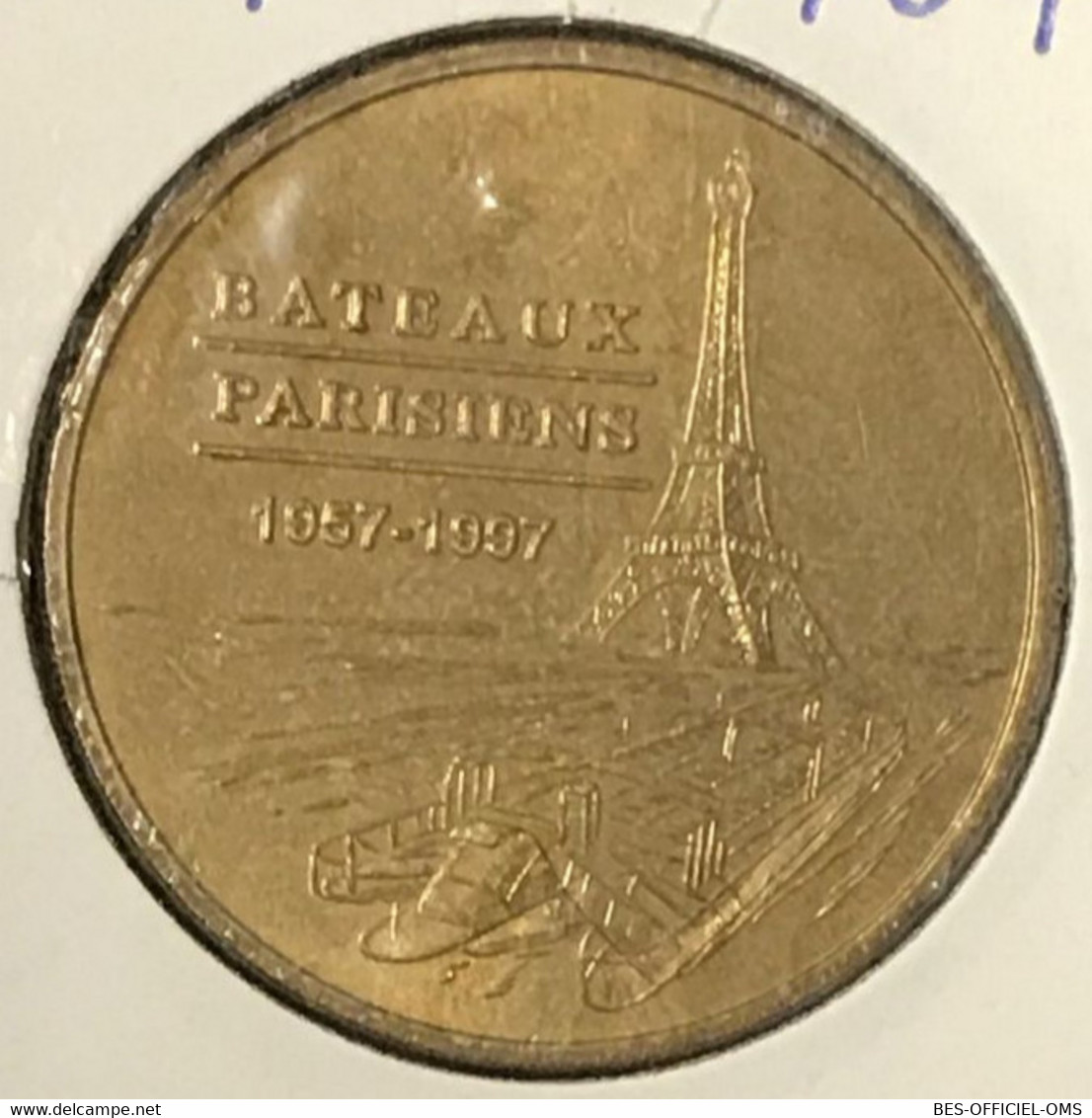 75007 PARIS BATEAUX PARISIENS MDP 2004B MEDAILLE SOUVENIR MONNAIE DE PARIS JETON TOURISTIQUE MEDALS COINS TOKENS - 2004