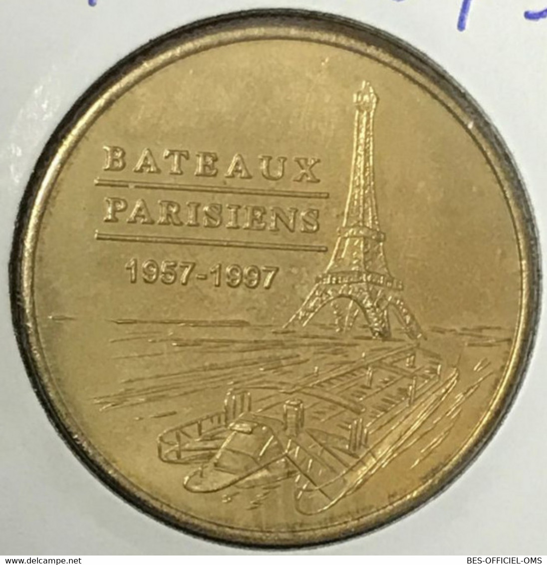 75007 PARIS BATEAUX PARISIENS MDP 2004S MEDAILLE SOUVENIR MONNAIE DE PARIS MDP JETON TOURISTIQUE MEDALS COINS TOKENS - 2004