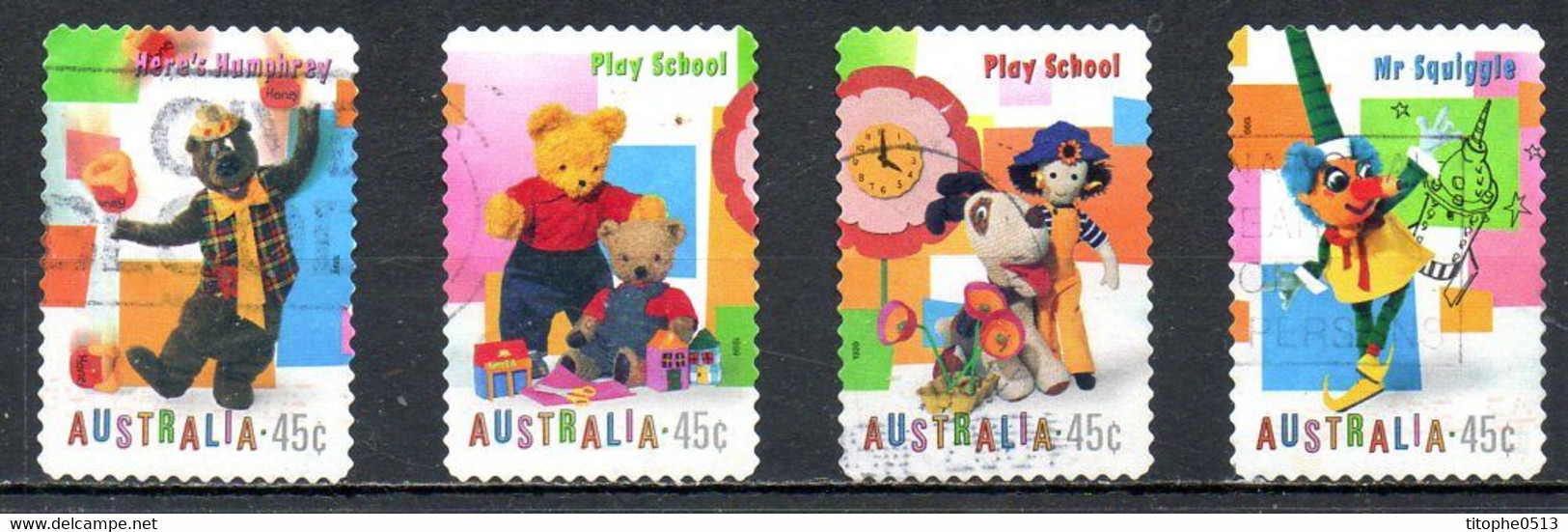 AUSTRALIE. Timbres Adhésifs De 1999 Oblitérés. Emissions De Télé Pour Les Enfants. - Dolls