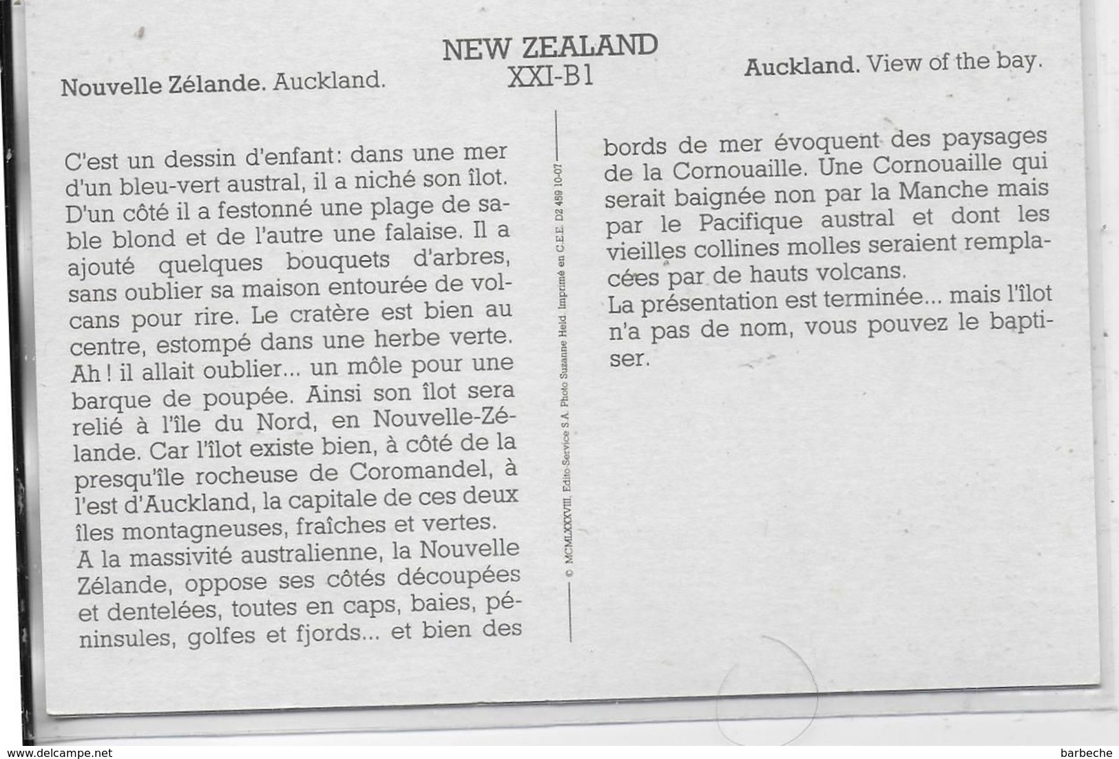 NEW ZEALAND - Nouvelle Zélande Auckland - Nouvelle-Zélande