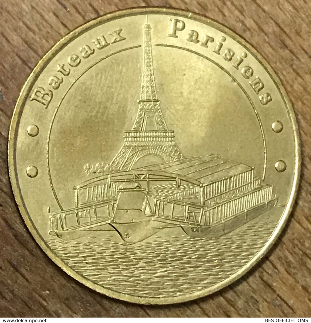 75007 PARIS BATEAUX PARISIENS MDP 2005 MEDAILLE SOUVENIR MONNAIE DE PARIS JETON TOURISTIQUE MEDALS COINS TOKENS - 2005