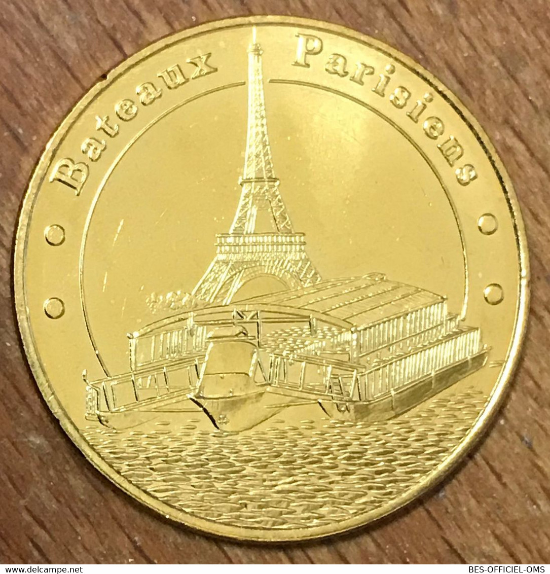 75007 PARIS BATEAUX PARISIENS 2014 M MEDAILLE SOUVENIR MONNAIE DE PARIS MDP JETON TOURISTIQUE MEDALS COINS TOKENS - 2014