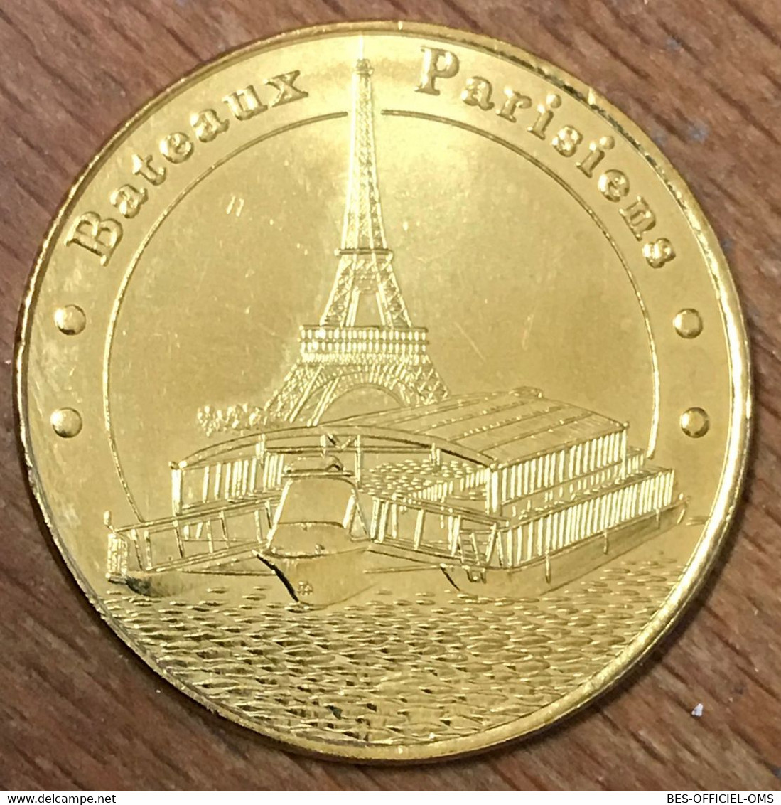 75007 PARIS BATEAUX PARISIENS 2018 MDP MEDAILLE SOUVENIR MONNAIE DE PARIS JETON TOURISTIQUE MEDALS COINS TOKENS - 2018