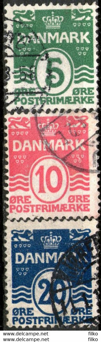 Denmark,1912, Mi#63/65,used,as Scan - Sonstige & Ohne Zuordnung