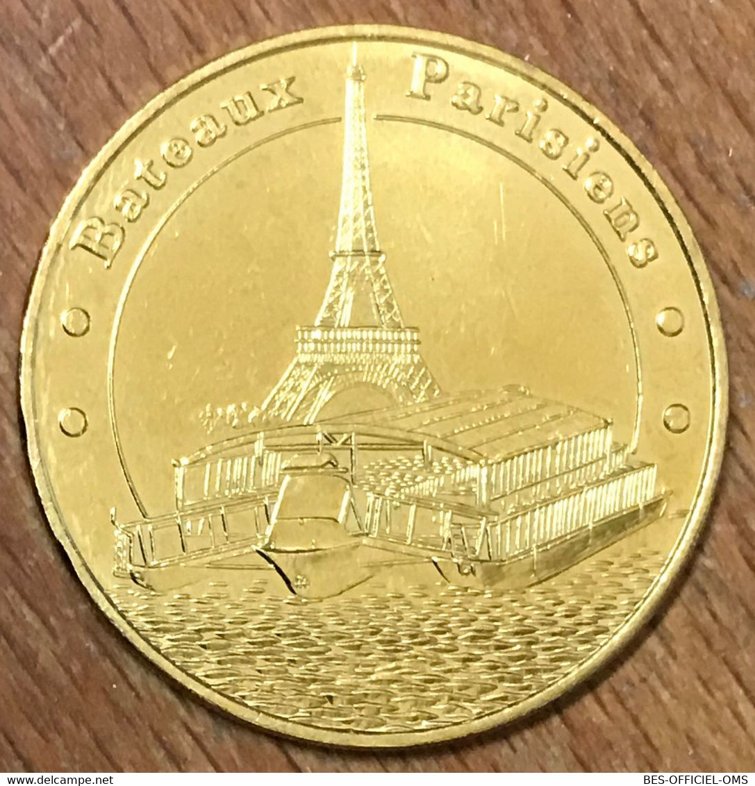75007 PARIS BATEAUX PARISIENS MDP 2019 MEDAILLE SOUVENIR MONNAIE DE PARIS JETON TOURISTIQUE MEDALS COINS TOKENS - 2019