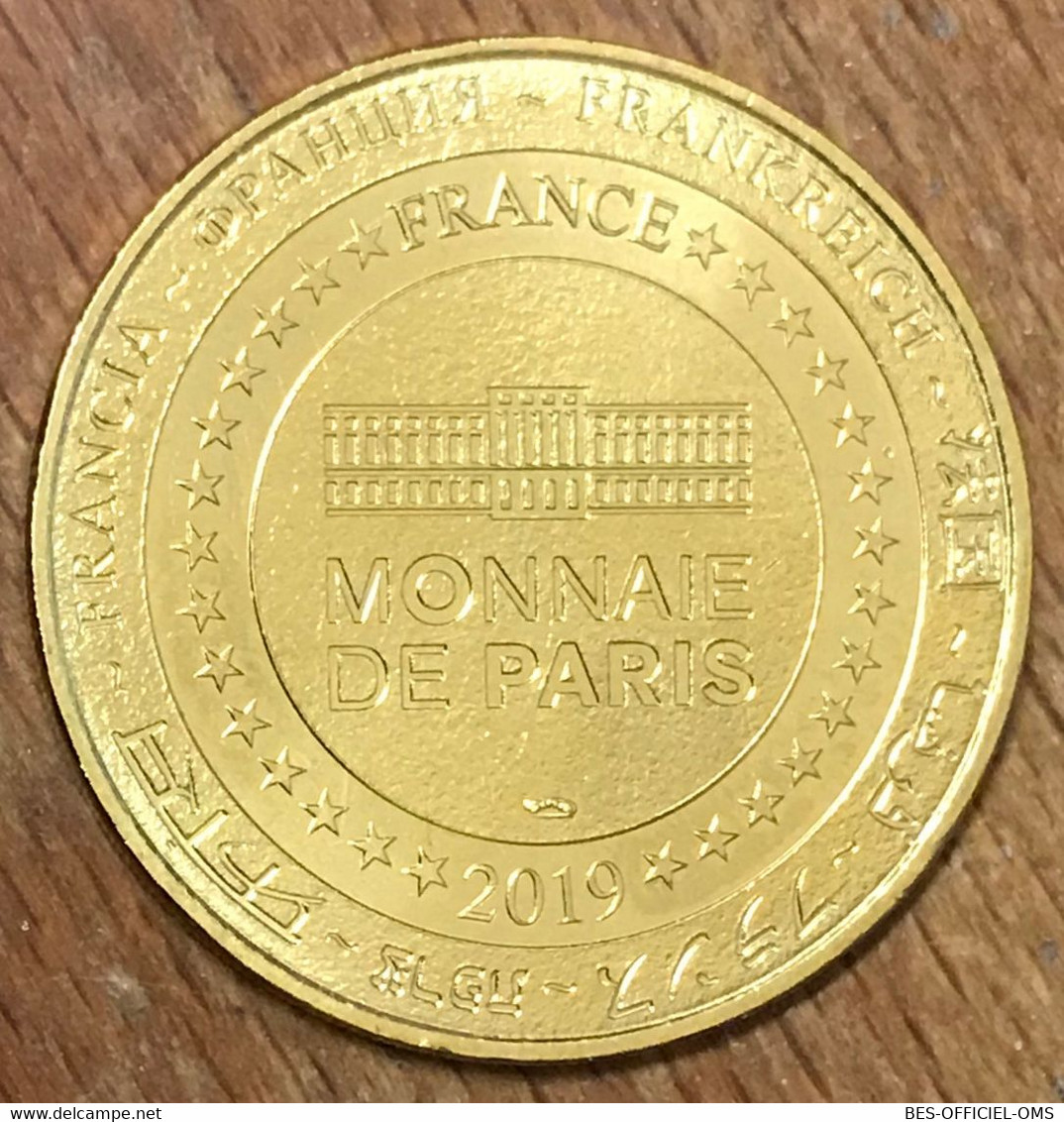 75007 PARIS BATEAUX PARISIENS MDP 2019 MEDAILLE SOUVENIR MONNAIE DE PARIS JETON TOURISTIQUE MEDALS COINS TOKENS - 2019