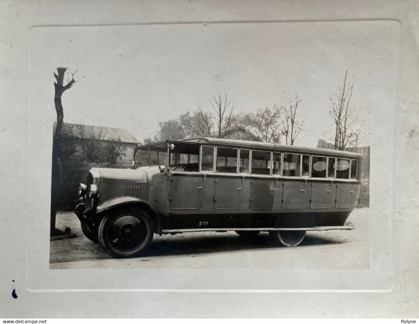 Autobus Autocar - Bus Car - Photo Ancienne Véhicule De Marque BERLIET ? - Photographe MARQUEHOSSE à Clichy - Busse & Reisebusse