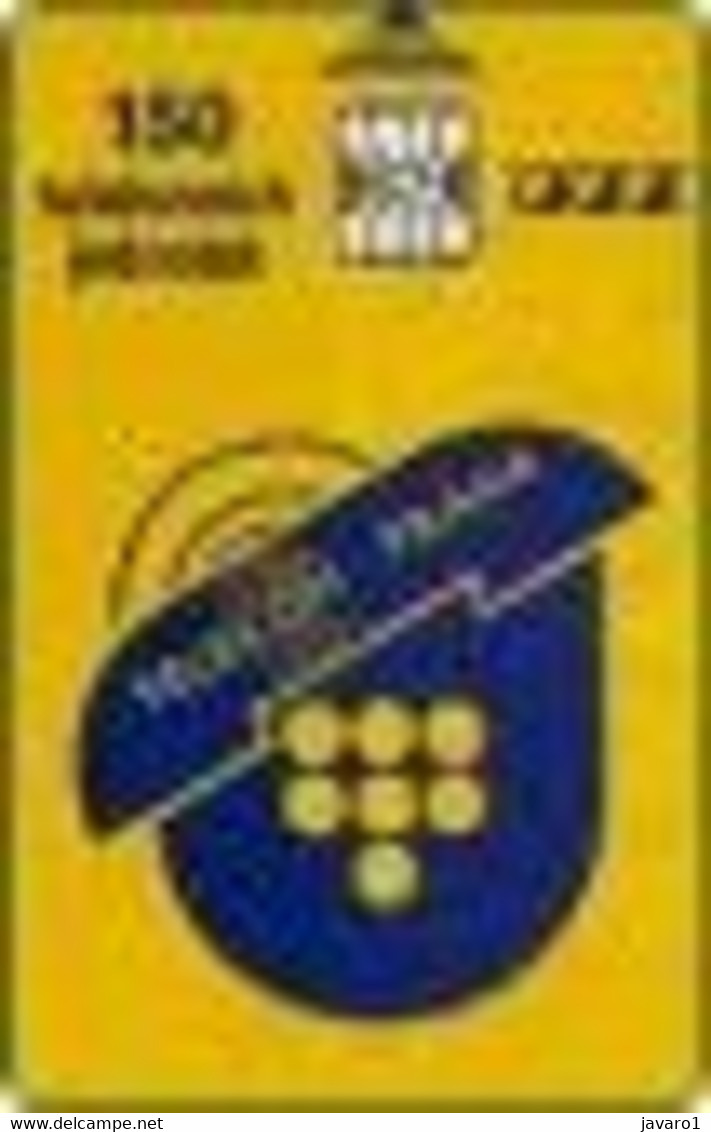 TCHECOSLOV : TCSC05 150u TELECOM PRAHA Yellow SI-5 MINT - Czechoslovakia