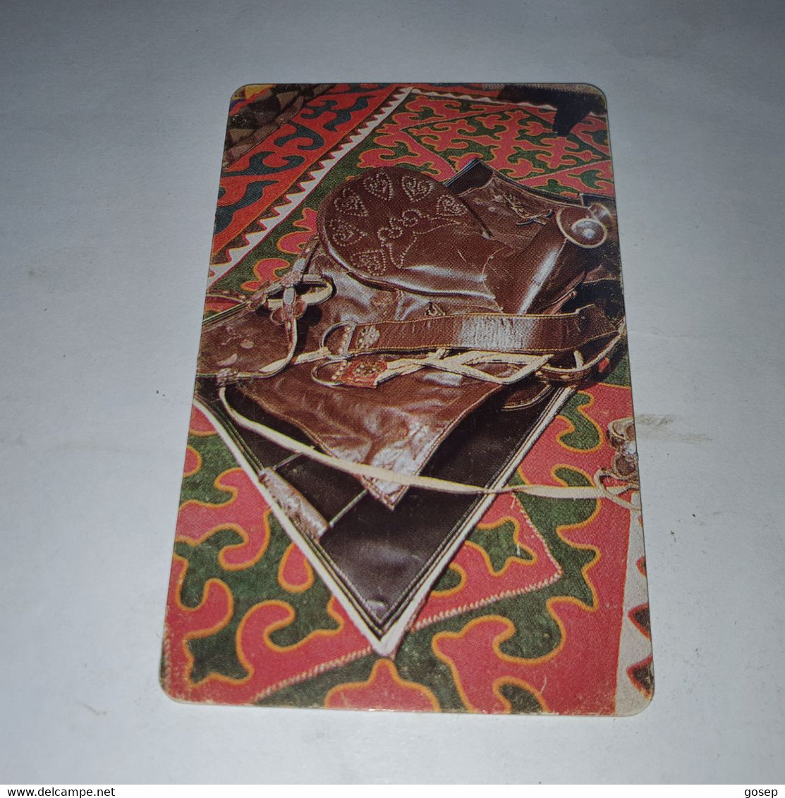 KYRGYZSTAN-(KG-KYR-0006)-local Artisanat2-(11)-(50units)-(00085861)-(tirage-60.000)-used Card+1card Prepiad Free - Kyrgyzstan