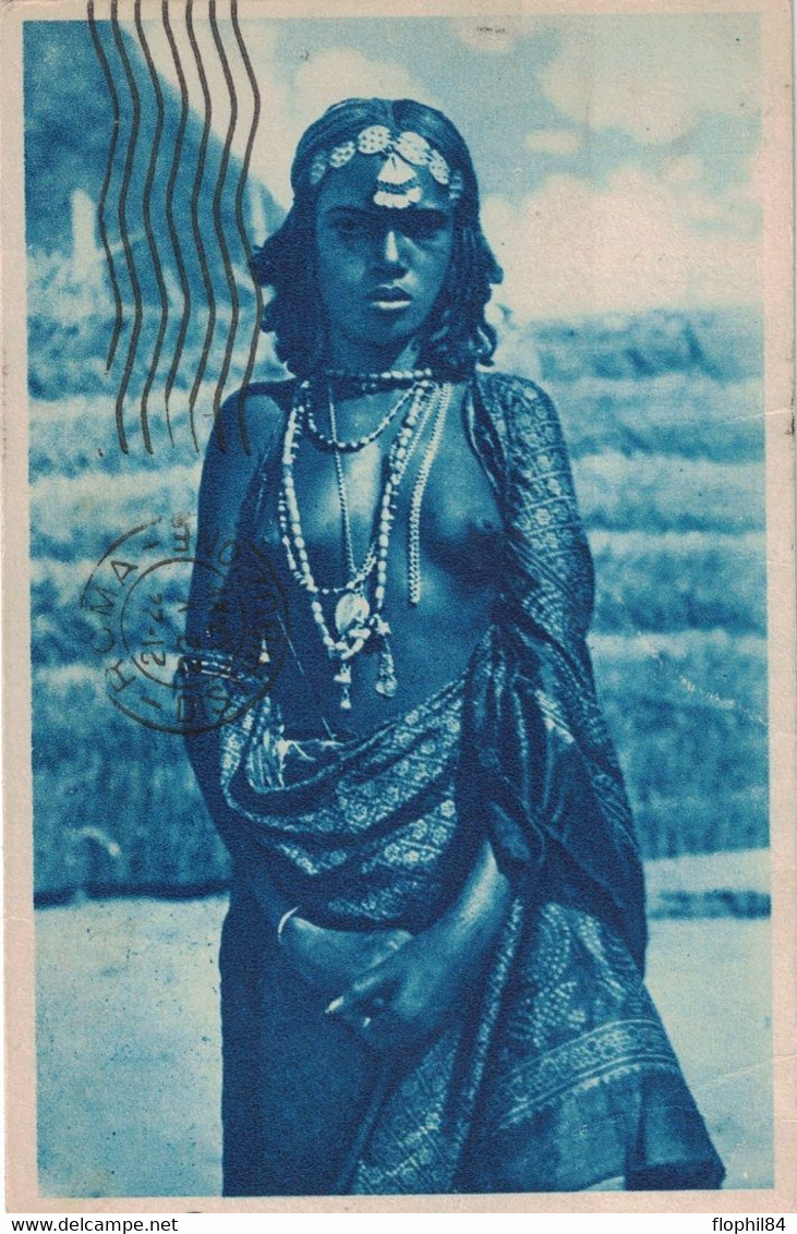 ERITREE - COLONIE ITALIENNE - POSTA MILITARE - 16-5-1937 - DE ADDIS-ABEBA - CARTE POUR ROME - FEMME SEINS NUS. - Eritrée