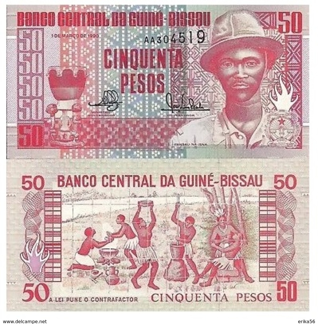 Billet Guinée-Bissau 50 Pesos - Guinea Bissau