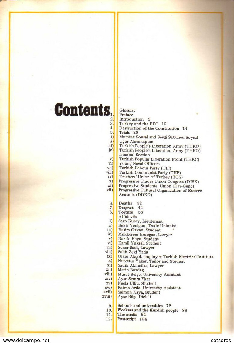 Jane Cousins: Turkey, Torture And Political Persecution – Pluto Press 1973 (1st Edition), Printed By Kensington Pres Bri - Azië