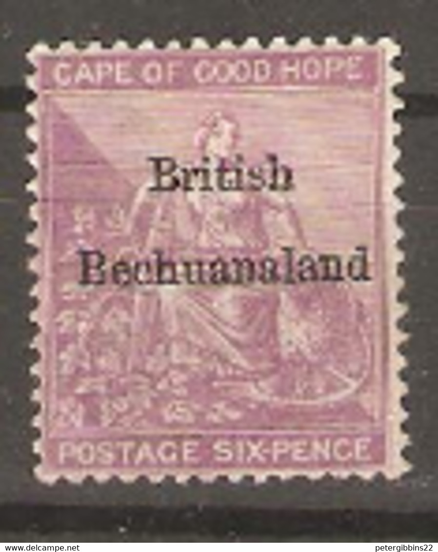Bechuanaland 1885  SG 7  C G H Overprint  Mounted Mint - 1885-1895 Crown Colony