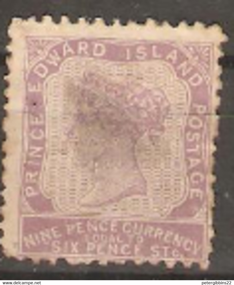 Prince Edward Islands  1862  SG  19  9d   Mint No Gum Thin In Centre Space Filler - Nuevos