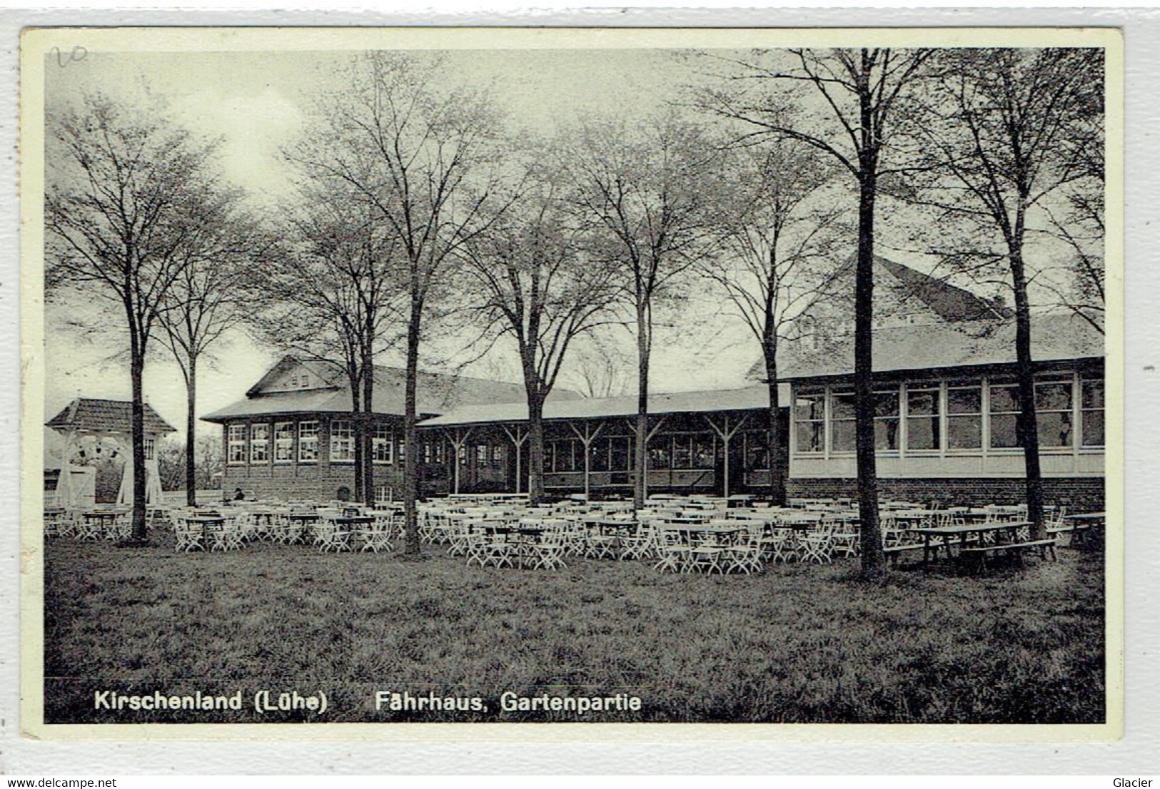 Lühe / Kirschenland - Niedersachhsen - Fährhaus - Gartenpartie - 1932 - Stade