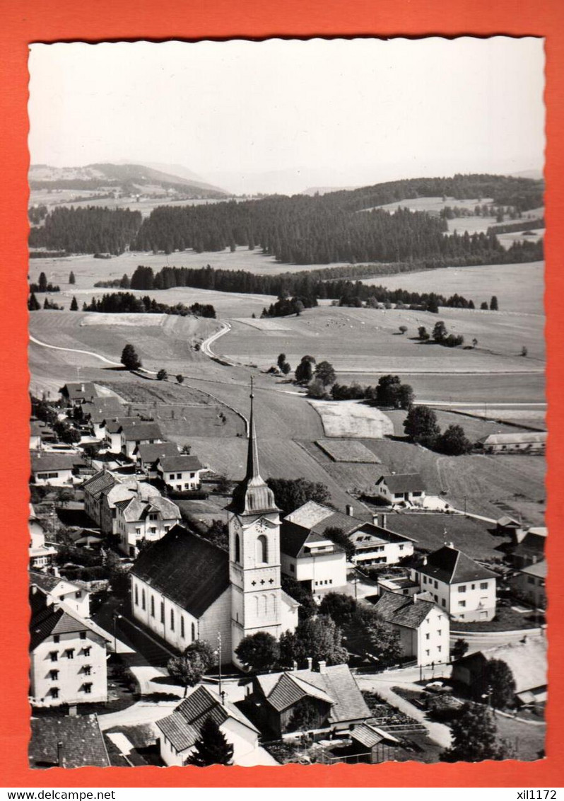 ZLE-06 Vue Aérienne Du Village Les Breuleux. Air-offset 2724 GRAND FORMAT Non Circulé - Les Breuleux