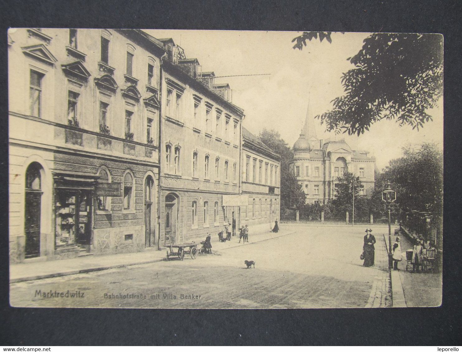 AK MARKTREDWITZ Bahnhofstrasse Ca.1910 /////   D*48794 - Marktredwitz