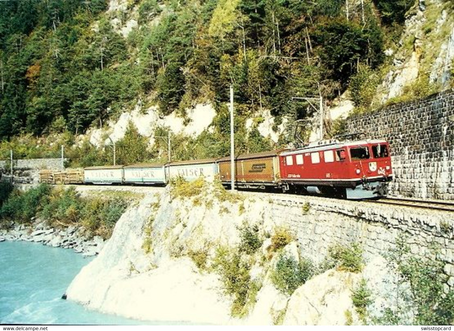 FLIMS Rhätische Bahn In Der Rheinschlucht Valser-Wagen - Vals