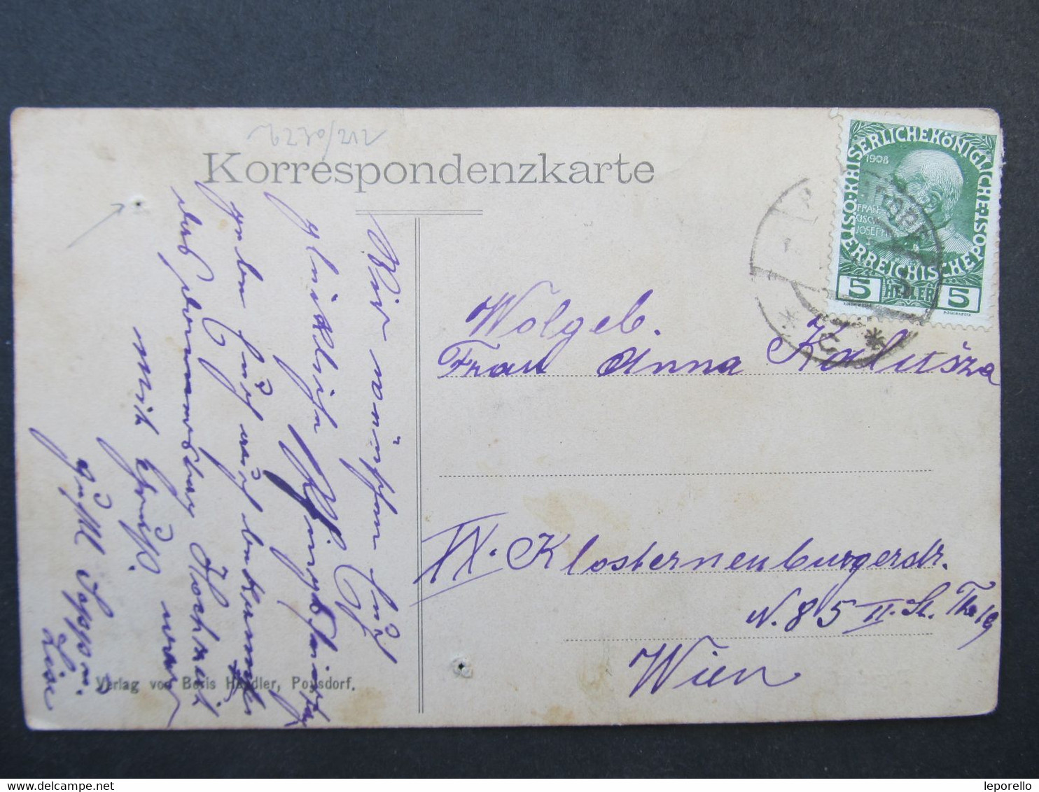AK POYSDORF B. Mistelbach 1913 /////   D*48849 - Poysdorf