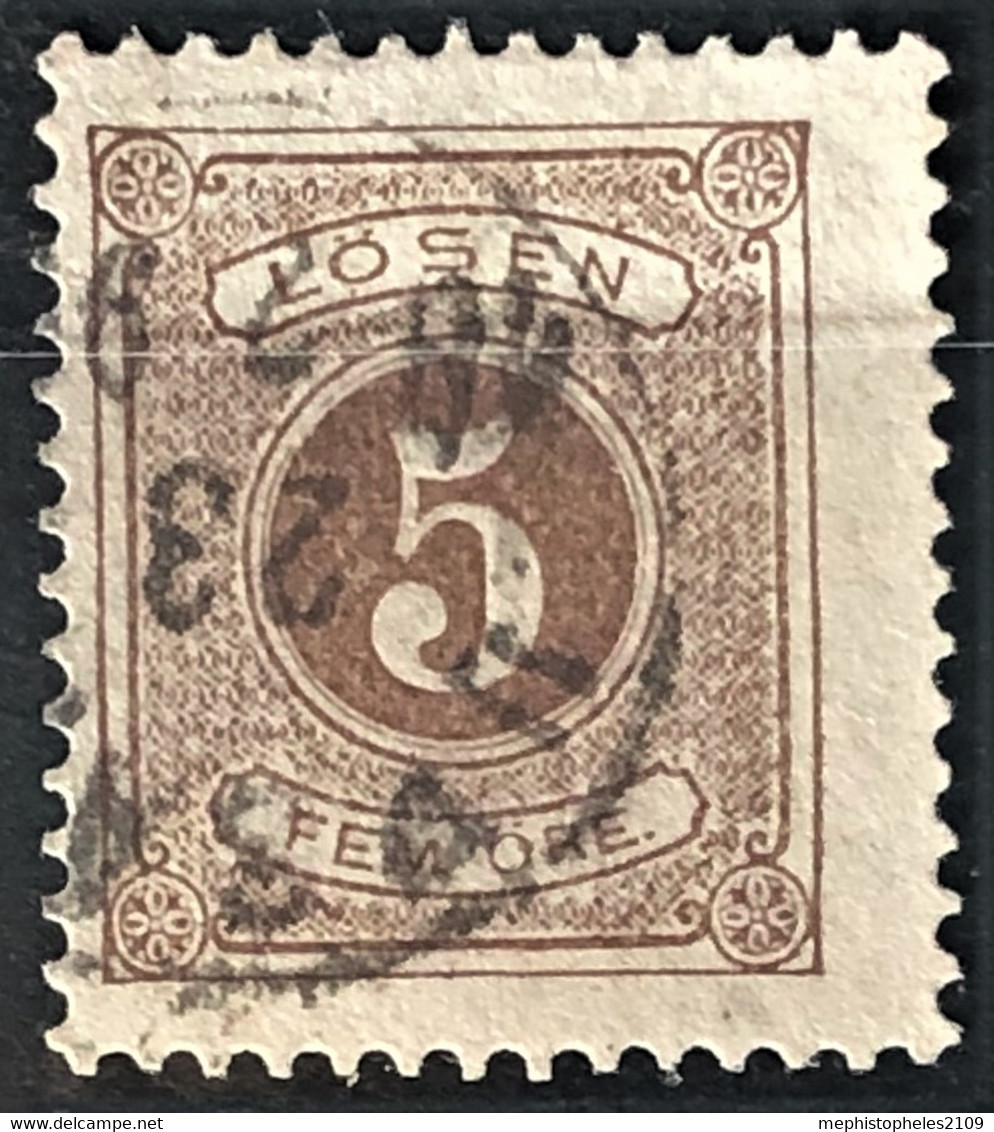 SWEDEN 1877 - Canceled - Sc# J14 - Postage Due 5o - Taxe