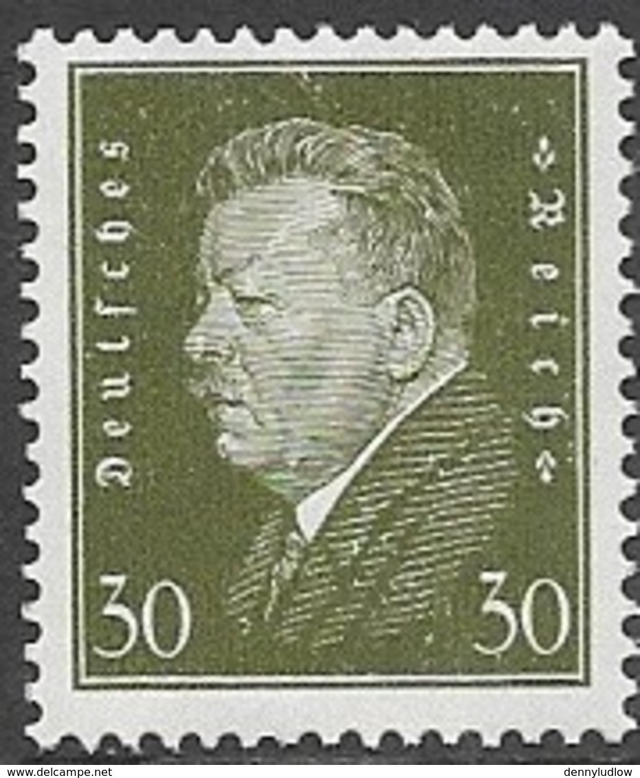 Germany  1928   Sc#378   30pf   MNH  2016 Scott Value $49 - Nuevos